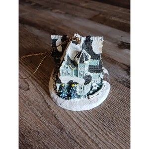 Thomas Kinkade Victorian House Ornament